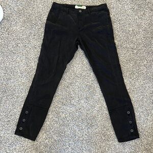 Anthropologie Cotton/Lyocell Gray Skinny Pants